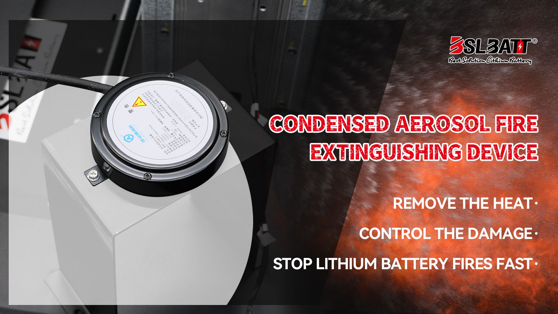 forklift battery built-in fire extinguisher