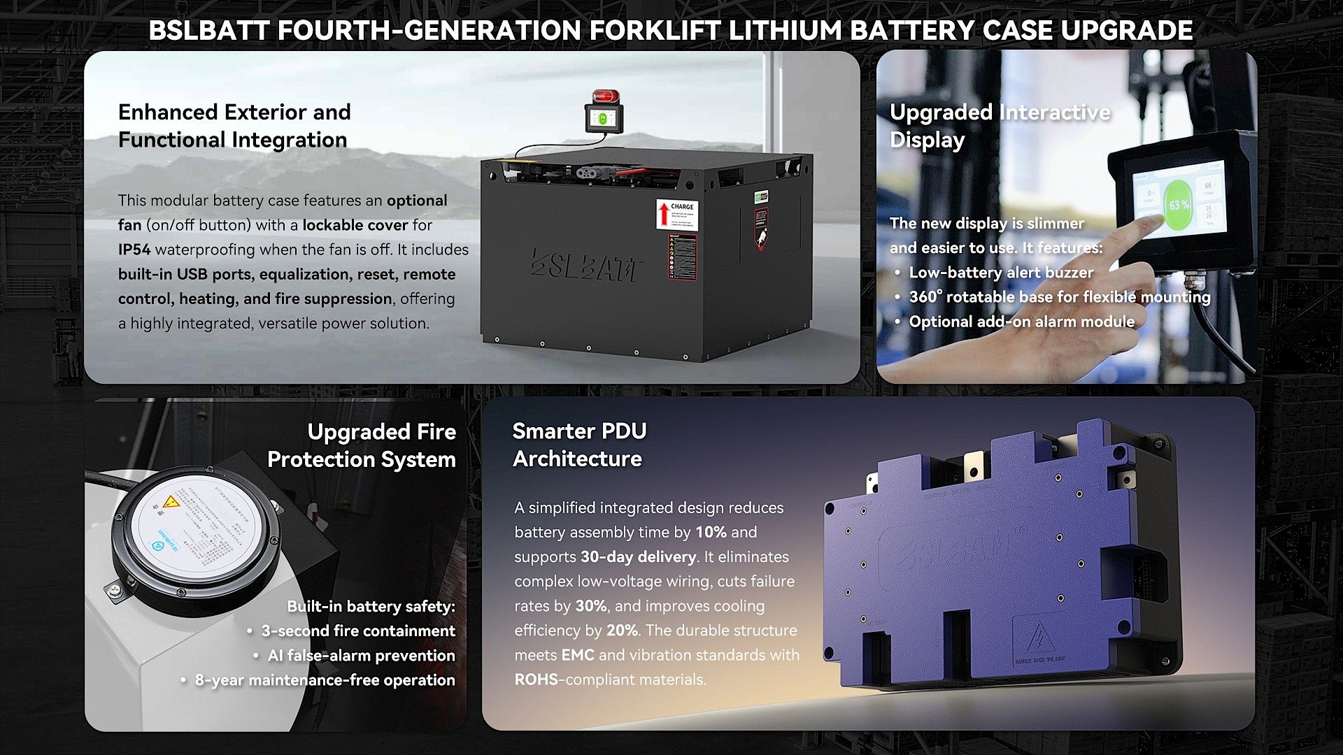 fourth-generation forklift lithium battery fourth-generation forklift lithium battery