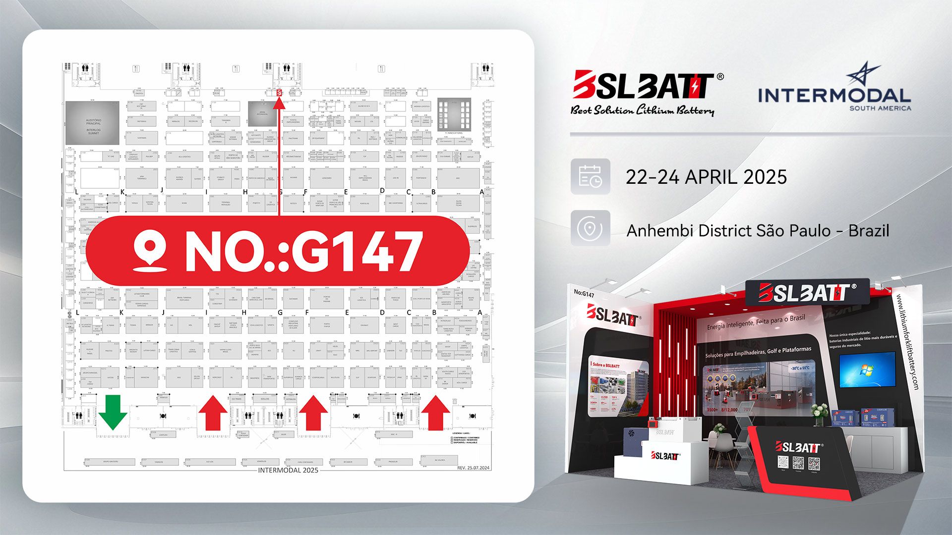 BSLBATT at Intermodal South America 2025