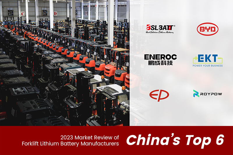 2024 Market Review of China’s Top 6 Forklift Lithium Battery Manufacturers