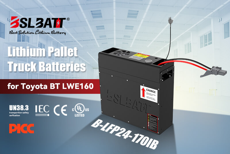 BSL Battery – Industrial Successfully Delivers 125 Lithium Pallet Truck Batteries for Toyota BT LWE160