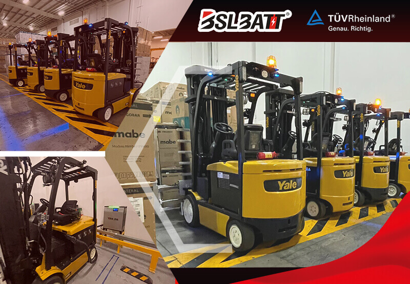 How to replace electric forklift lead-acid battery with lithium battery?