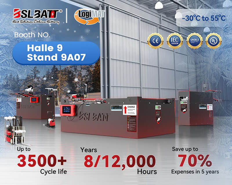 Revolutionizing material handling with BSLBATT® – LogiMAT 2025 highlights