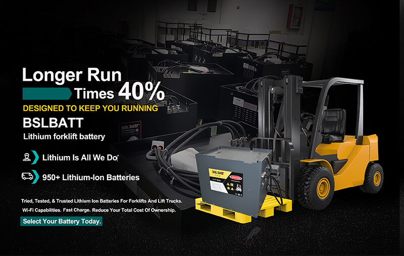 How customers use their forklift with our LiFePO4 battery?