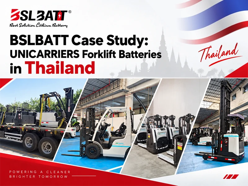 BSLBATT Lithium Forklift Battery Case Study: Thailand E-Commerce Warehouse