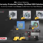 Transforming Warehouse Operations with BSLBATT Lithium Battery Systems for TCM Electric Forklifts