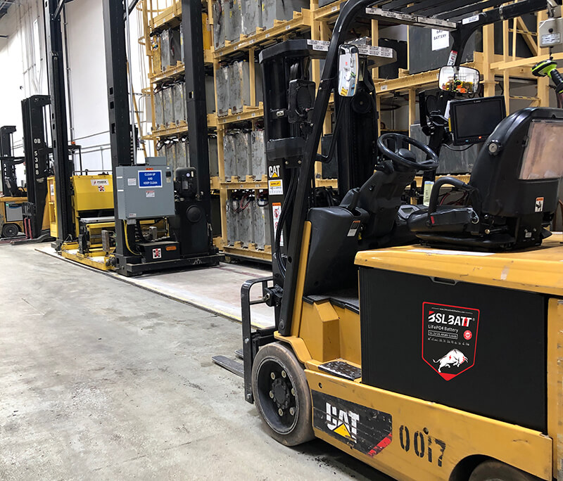 Safer Forklifts with Iron Phosphate Li-ion Batteries