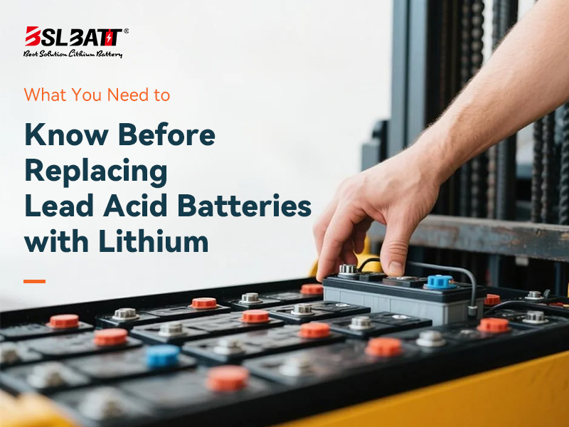 What You Need to Know Before Replacing Lead Acid Batteries with Lithium