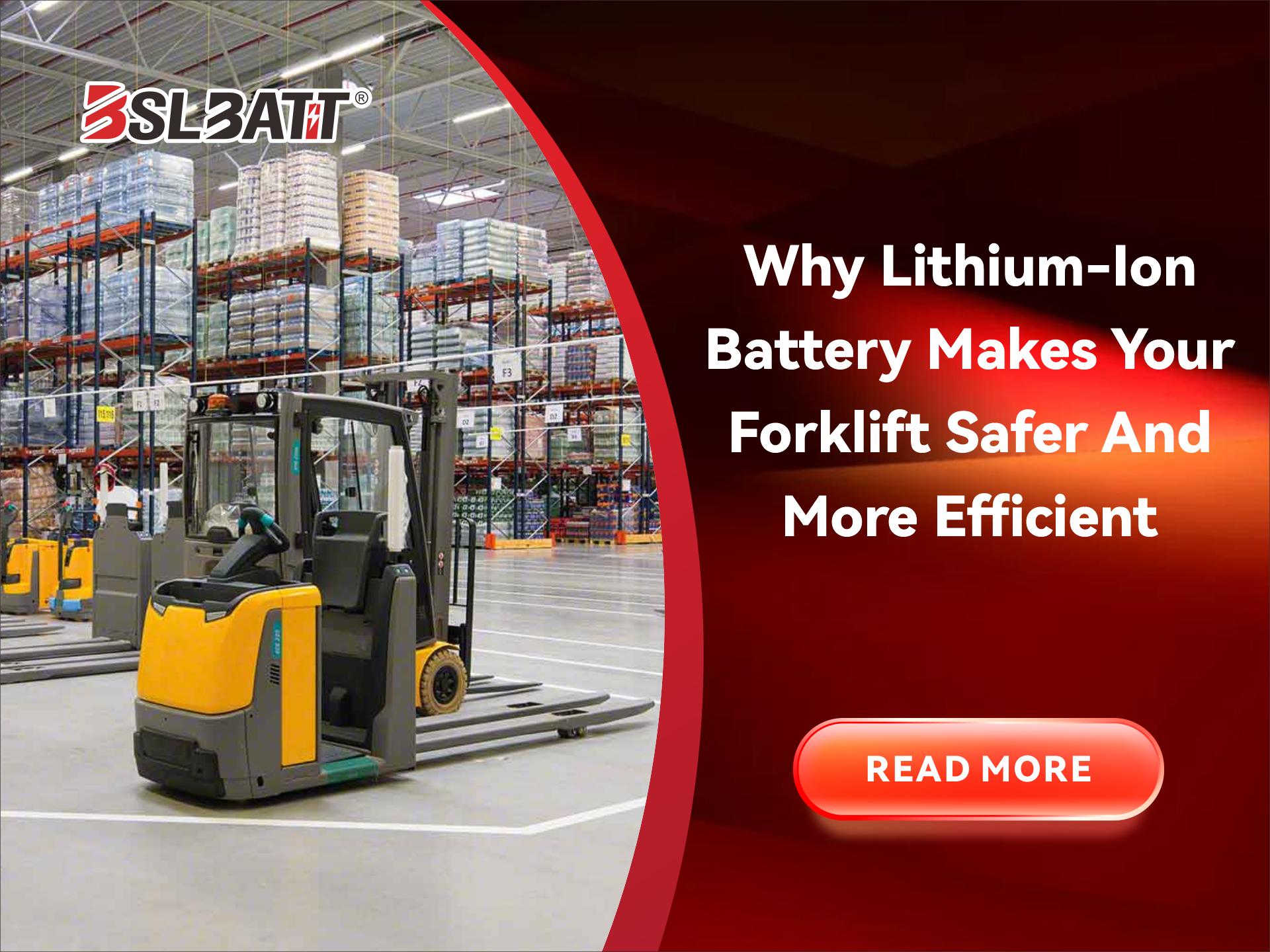 Why lithium batteries make your forklift safer and more efficient