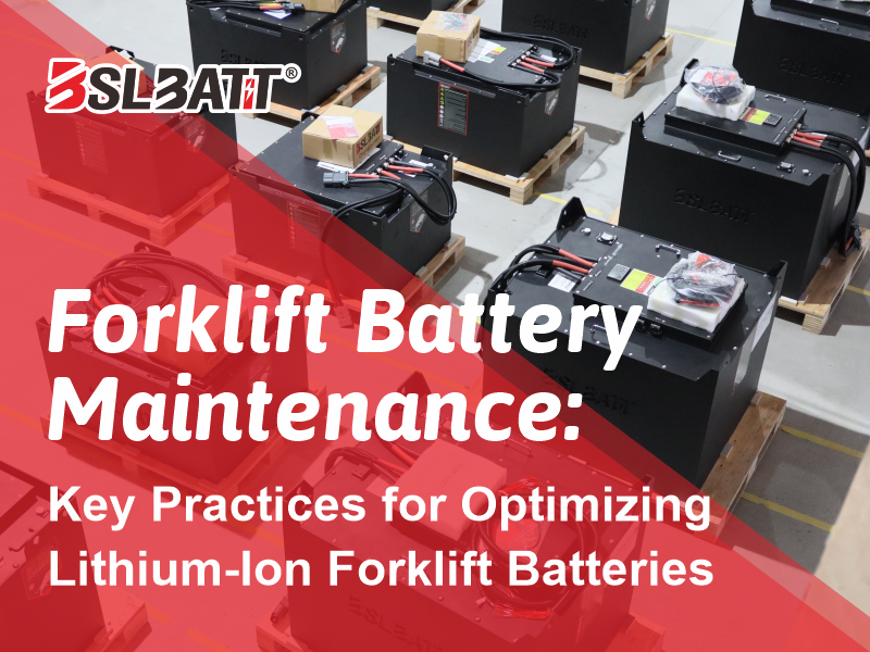 FORKLIFT BATTERY MAINTENANCE: KEY PRACTICES FOR OPTIMIZING LITHIUM-ION FORKLIFT BATTERIES