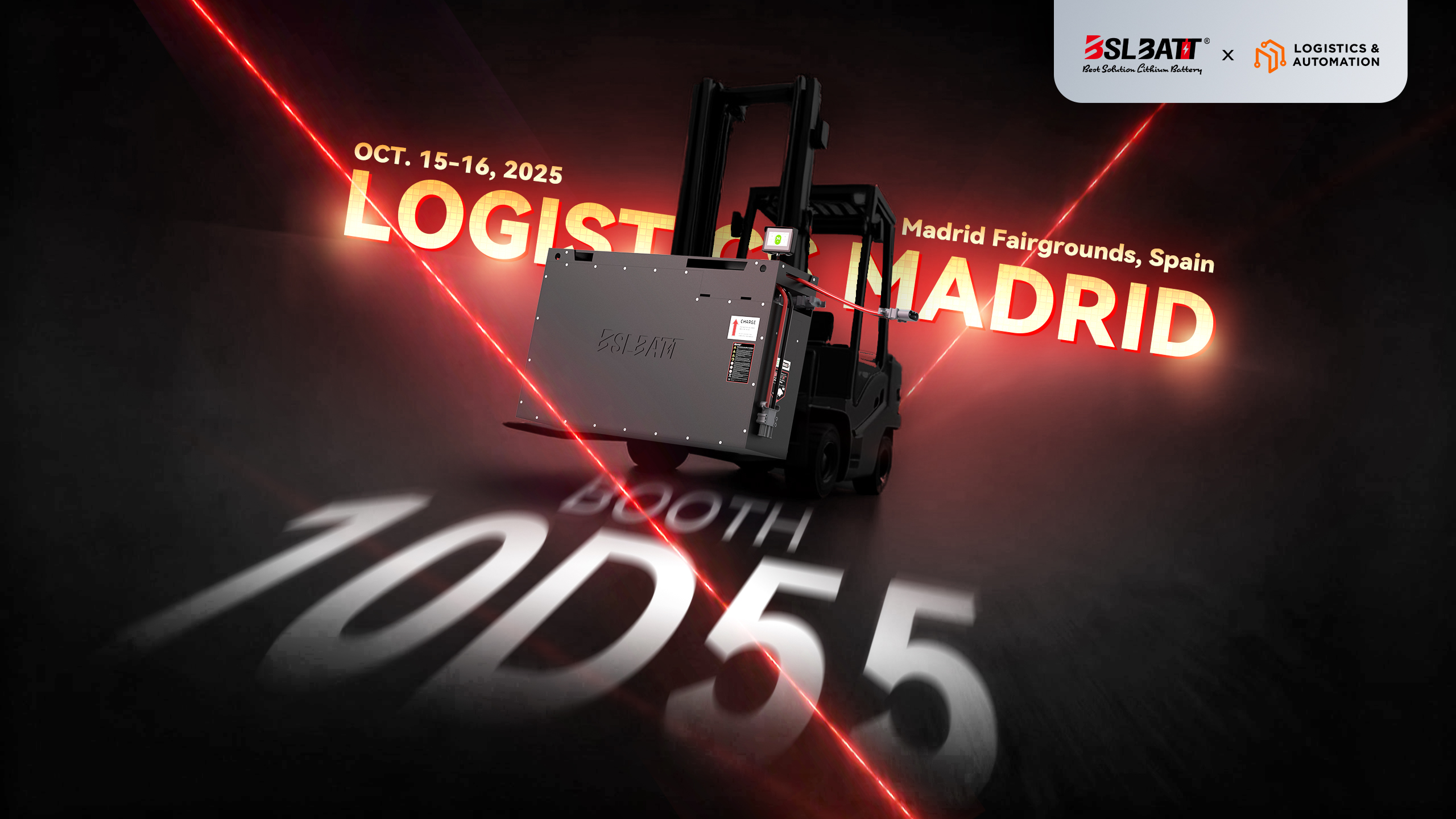 BSLBATT Powers the Future of Logistics: Join Us at Logistics & Automation 2025 in Madrid!