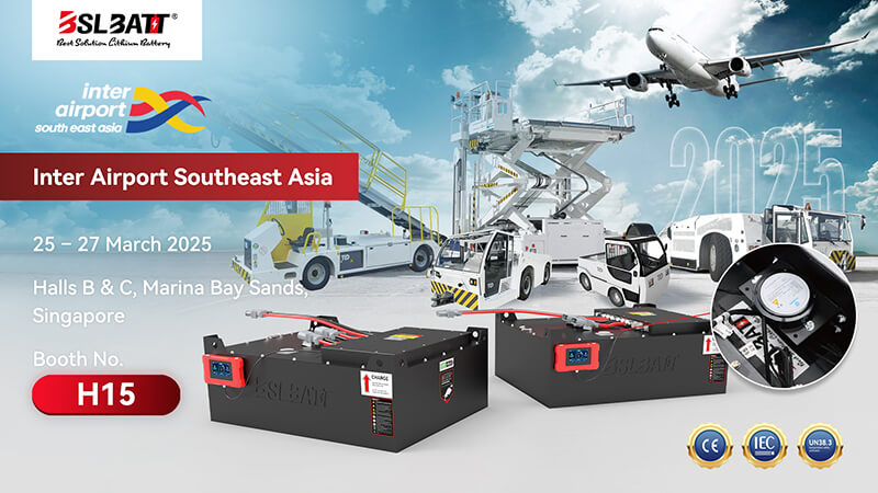 BSL Battery – Industrial to showcase GSE batteries at inter airport Southeast Asia 2025