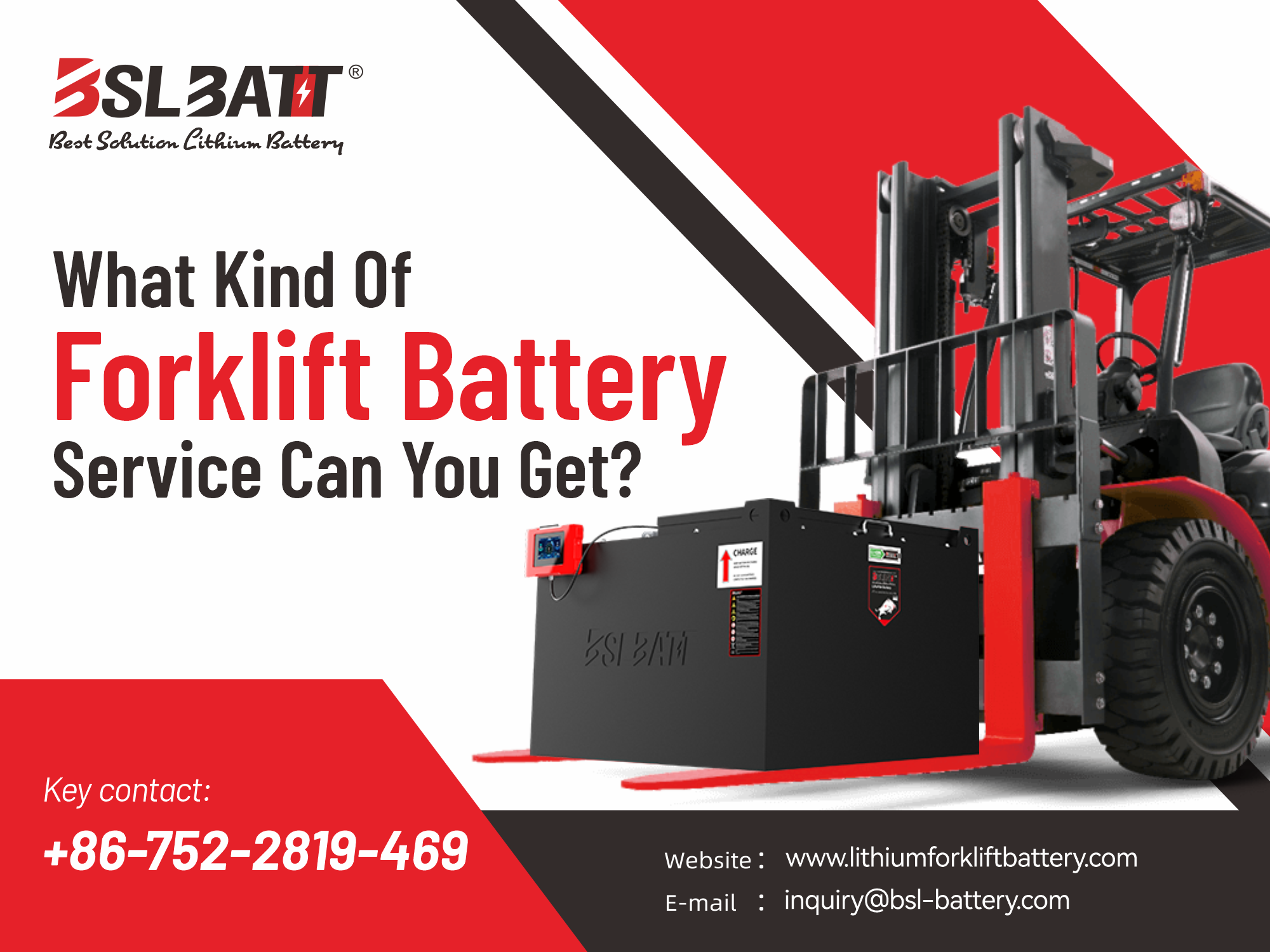 What kind of forklift battery service can you expect from Forklift Battery Options?