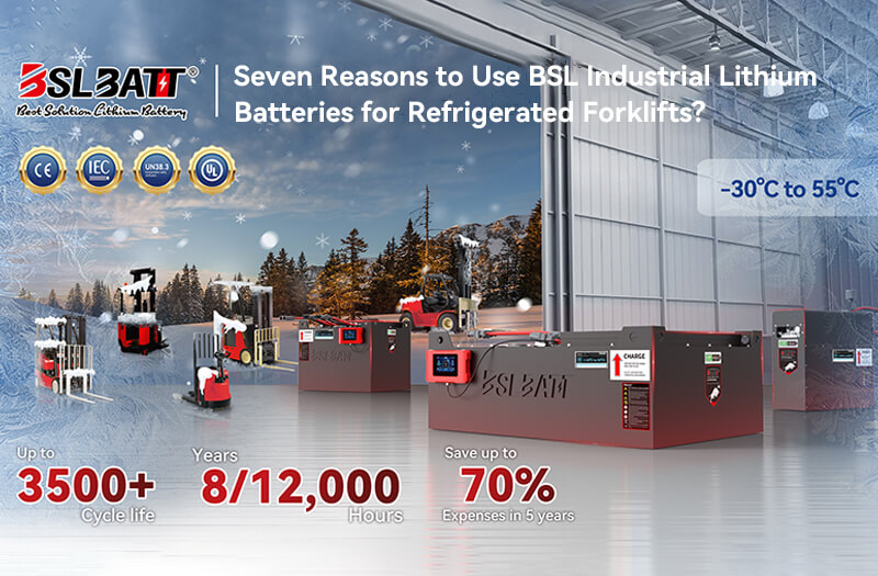 Seven Reasons to Use BSL Industrial Lithium Batteries for Refrigerated Forklifts?