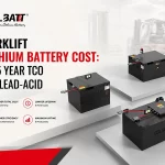 Forklift Lithium Battery Cost: 3–5 Year TCO vs. Lead-Acid