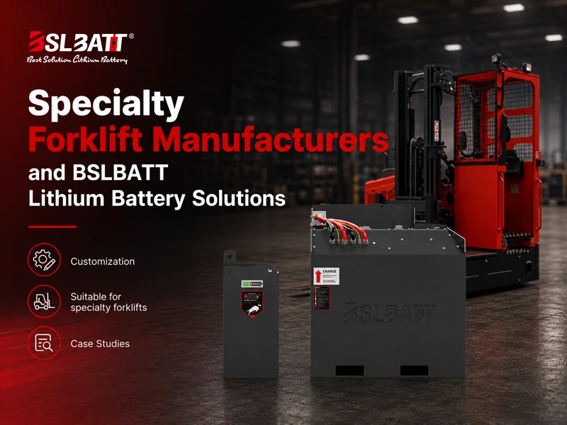Specialty Forklift Manufacturers and BSLBATT Lithium Battery Solutions
