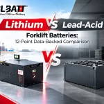 Lithium vs Lead-Acid Forklift Batteries: 12-Point Data-Backed Comparison