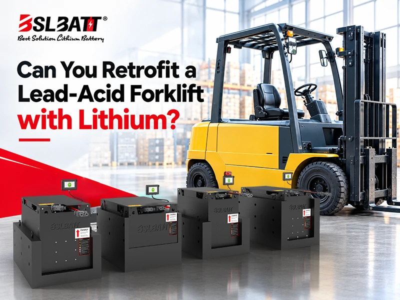 retrofit lead-acid forklift with lithium